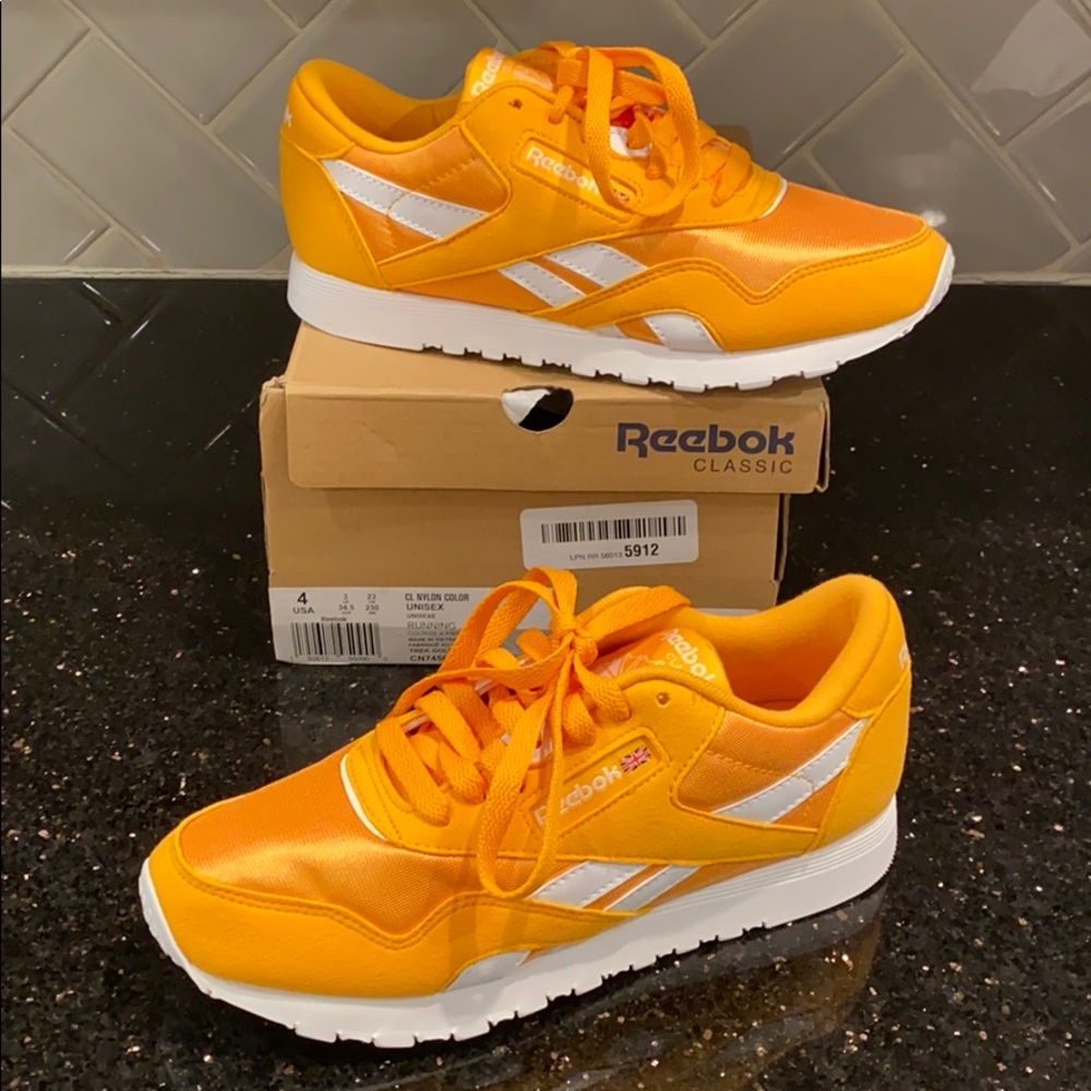 Reebok Classic Yellow Sneakers